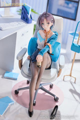 Idolmaster Shiny Colors x Mahjong Soul SSR PVC Statue 1/7 Asakura Tooru Leisurely Grace Ver. 21 cm