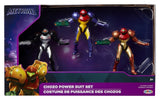 World of Nintendo Metroid Mini Figure 3-Pack Chozo Power Suits 6 cm