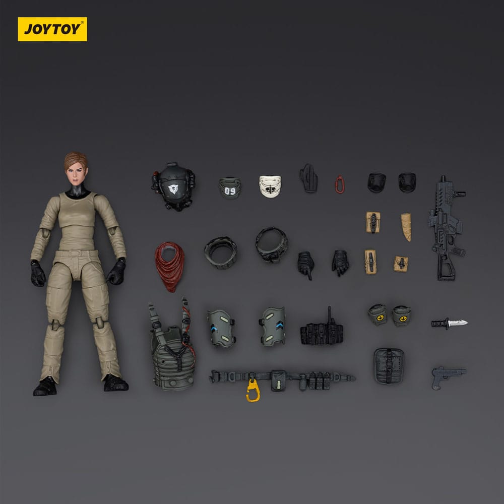 APOC Series Dark Source Action Figur Stellar Scar Assault Team Gravelgold 11 cm