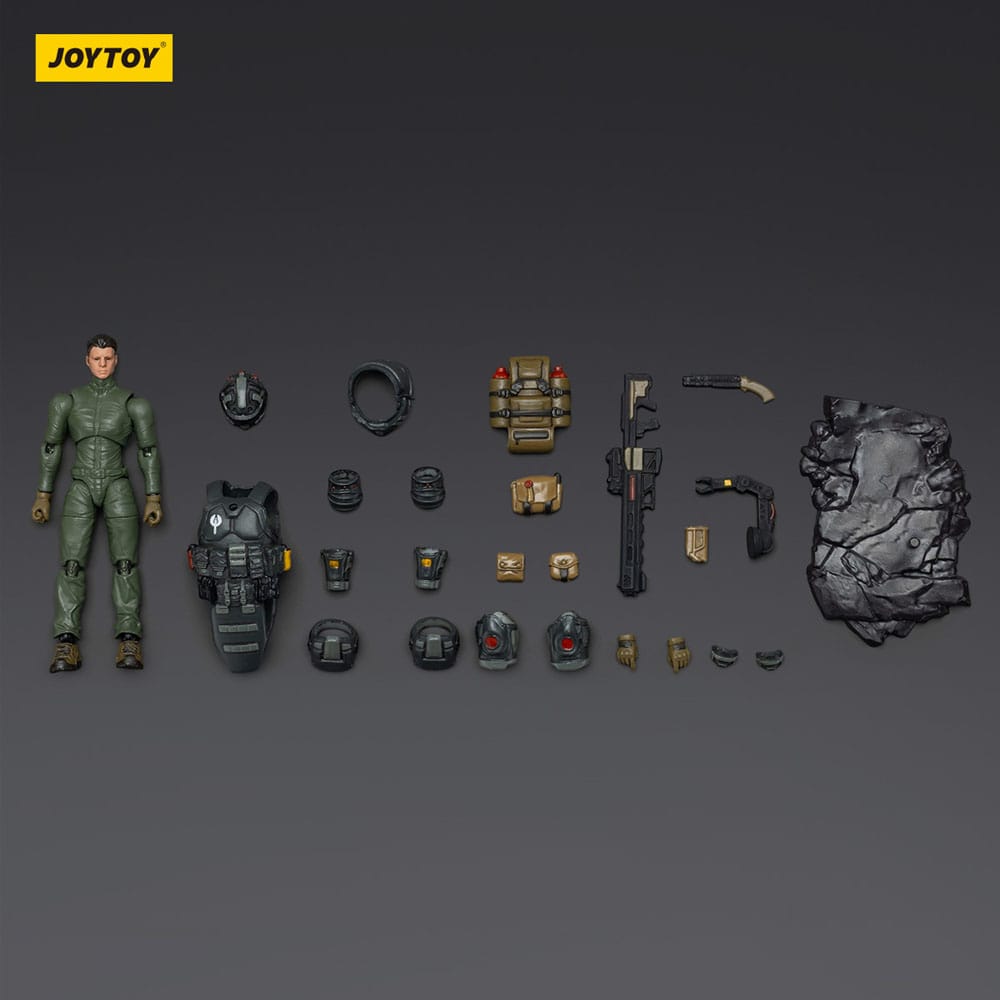 Steel Ride Corps Dark Source Action Figur Assaulter Volok 7 cm