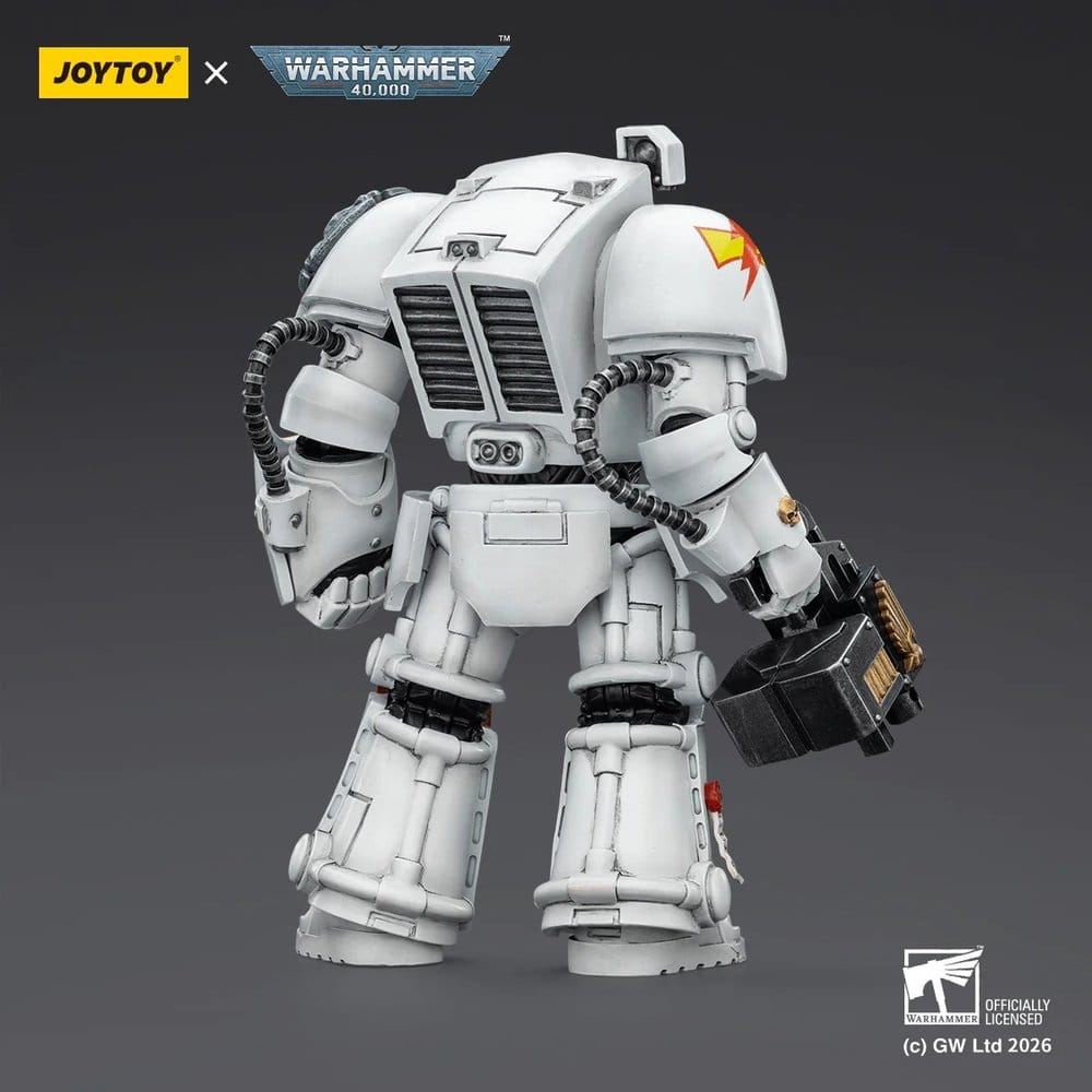 Warhammer 40,000 Action Figure White Scars Terminator 2 with Power Fist and Storm Bolter 14 cm