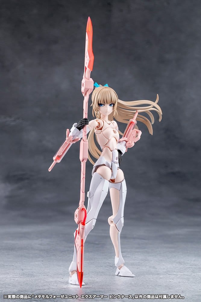 Megalomaria Unlimited Universe Plastic Model Kit Accessory Set Metamorphose Unit Exarmor Pink Nurse