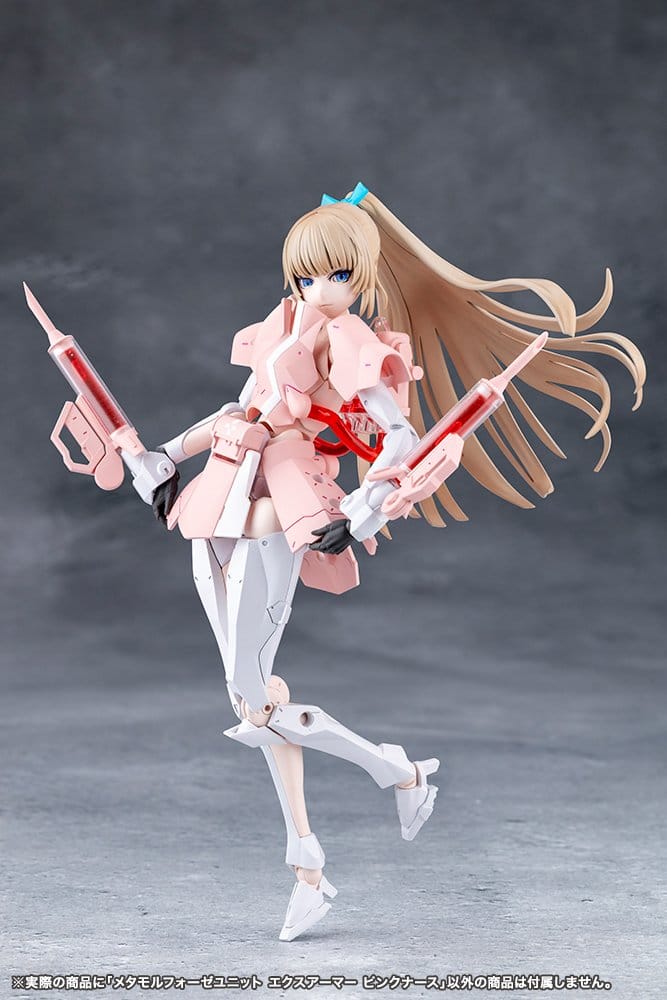 Megalomaria Unlimited Universe Plastic Model Kit Accessory Set Metamorphose Unit Exarmor Pink Nurse