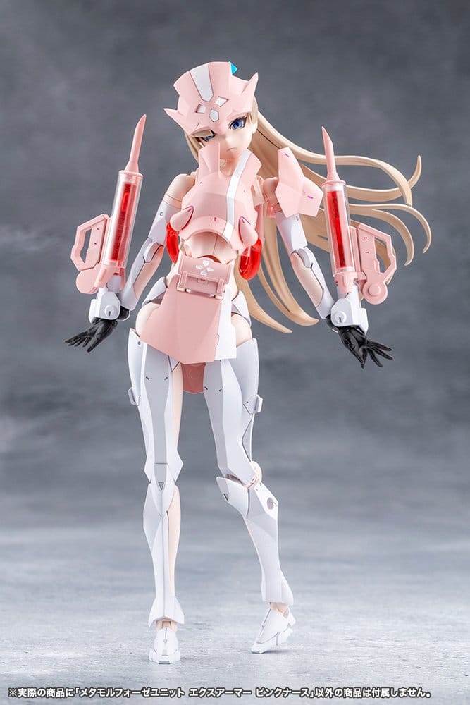 Megalomaria Unlimited Universe Plastic Model Kit Accessory Set Metamorphose Unit Exarmor Pink Nurse