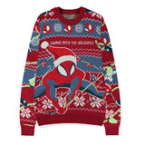 Spider-Man Sweater Swing into the Holidays (Christmas Jumper) Size S