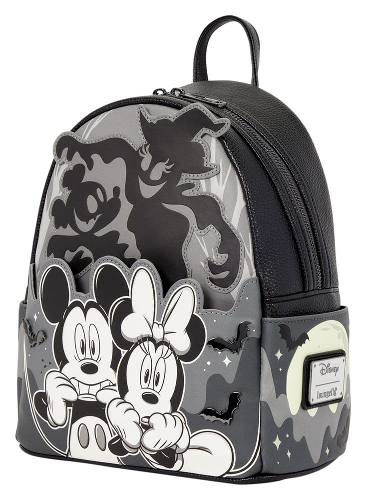 Mickey & Minnie by Loungefly Mini Backpack Ghost Light Up Glow