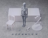 Figma Action Figure Nishimura Style Drawing Doll Olive Gray 21 cm
