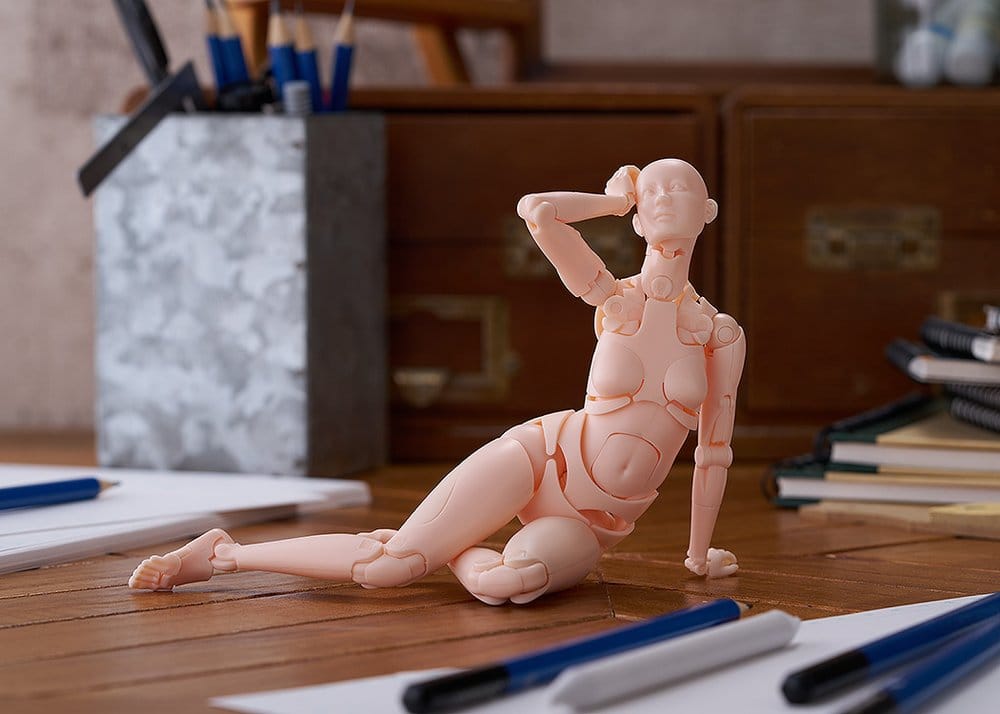 Figma Action Figure Nishimura Style Drawing Doll Olive Flesh 21 cm