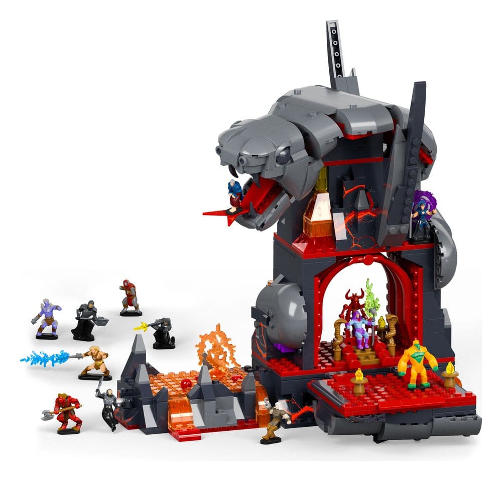 Masters of the Universe Mattel Brick Shop Construction Set Snake Mountain
