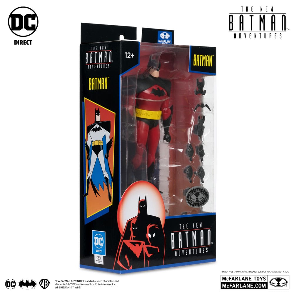 The New Batman Adventure DC Multiverse Action Figure Batman (Silver) Platinum Edition 18 cm