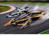 Future GPX Cyber Formula Vehicle Experion Z/A-8 Knight Shoemach Model C.F.C Heritage Edition 7 cm