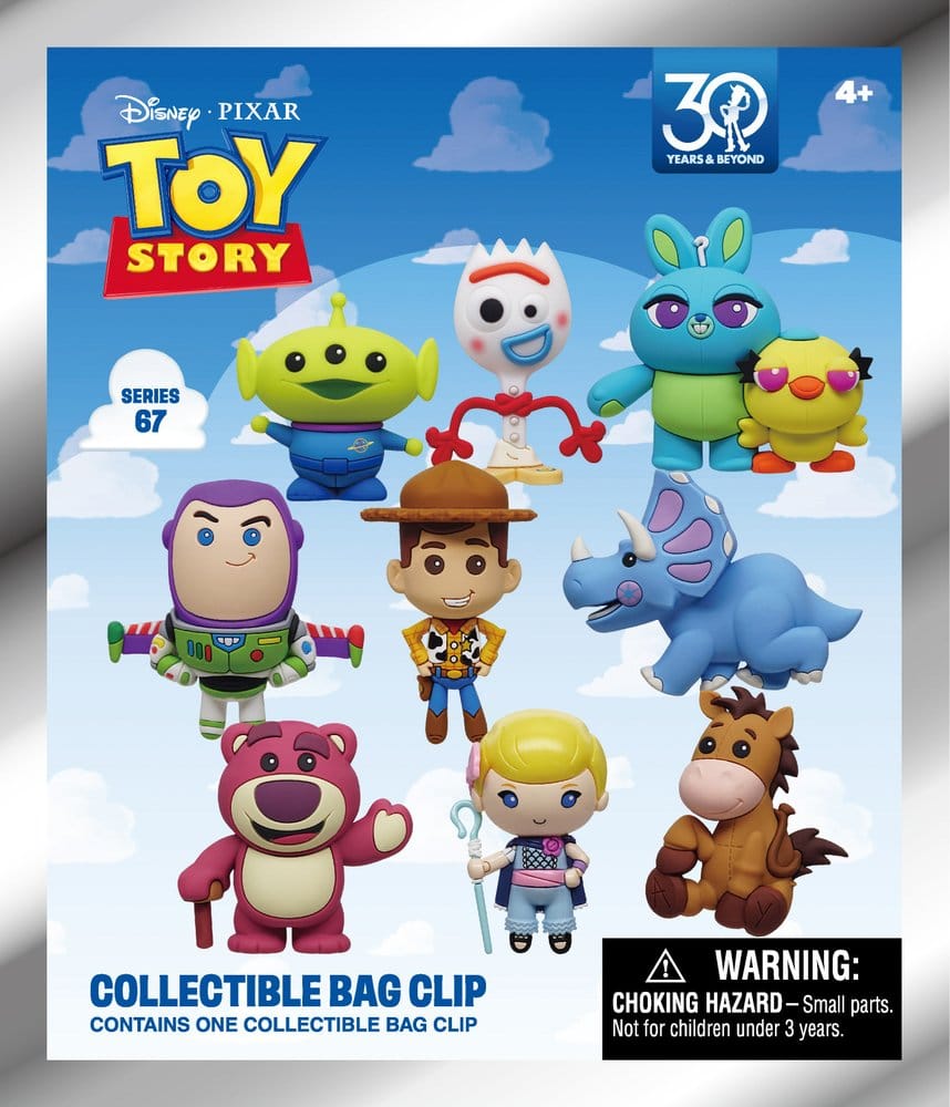 Toy Story 3D PVC Bag Clips 30th Anniversary Series 67 Display (24)
