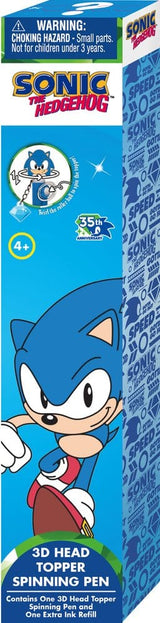 Sonic 3D Head Topper Spinning Pen Display (12)
