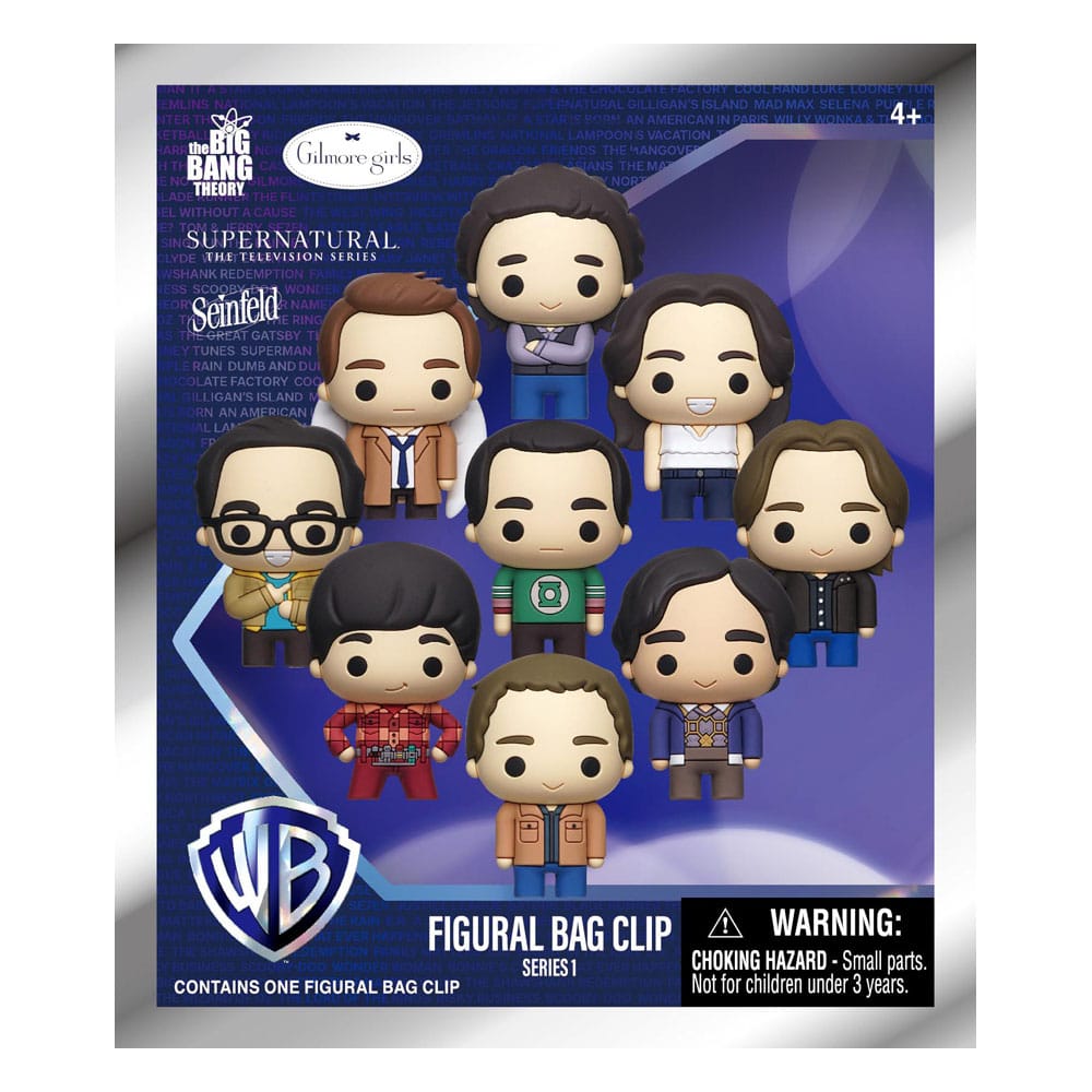 Warner Brothers TV 3D PVC Bag Clips Series 1 Display (24)