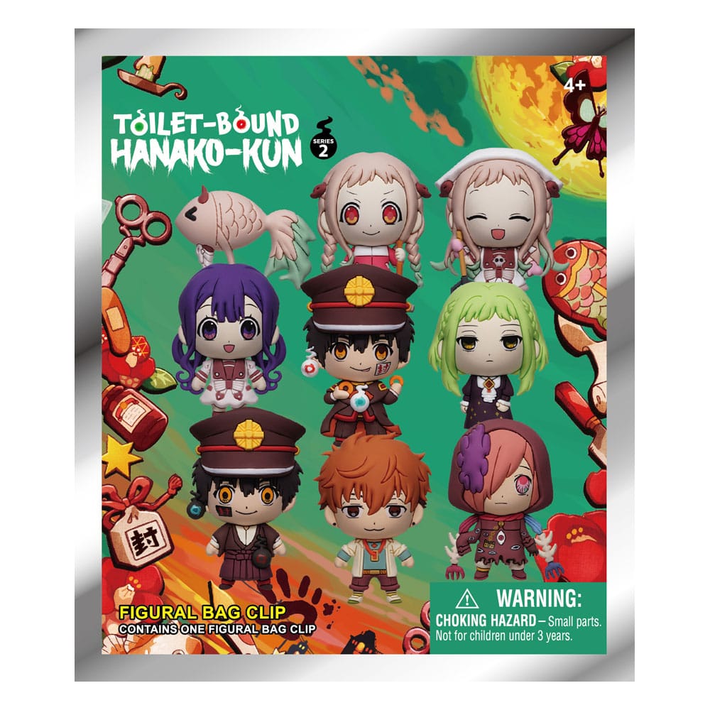 Toilet-Bound Hanako-kun 3D PVC Bag Clips Series 2 Display (24)