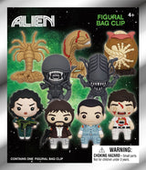 Alien 3D PVC Bag Clips  Series 1 Display (24)