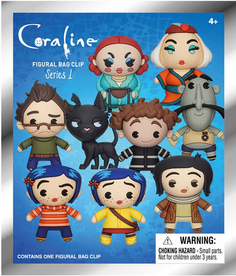 Coraline 3D PVC Bag Clips  Series 1 Display (24)