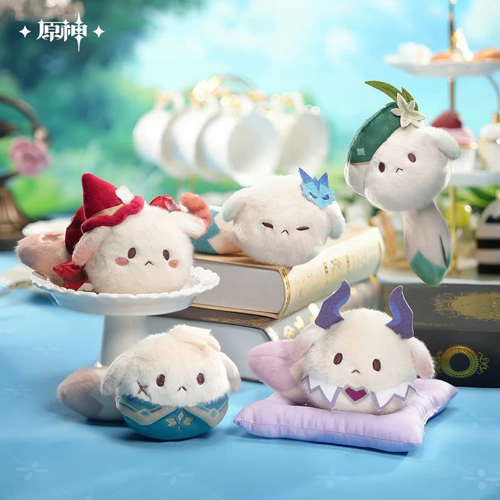 Genshin Impact Plush Figures Tea Party Companion Dodoco Blind Box 17-20 cm Display (9)