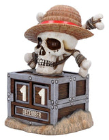 One Piece Perpetual Calendar Luffy Jolly Roger 16 cm