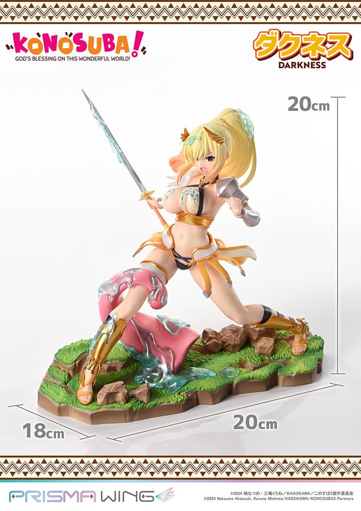 Konusuba - God's blessing on this wonderful world! Prisma Wing PVC Statue 1/7 Darkness 20 cm