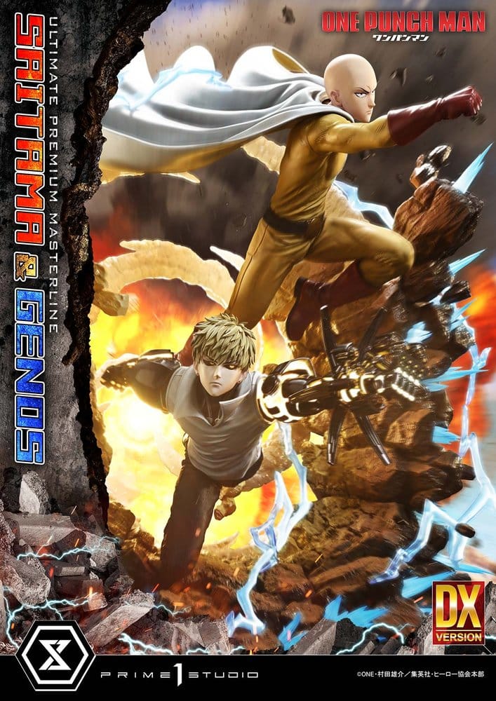 One-Punch Man Ultimate Premium Masterline Series Statue 1/4 Saitama & Genos Deluxe Version 73 cm