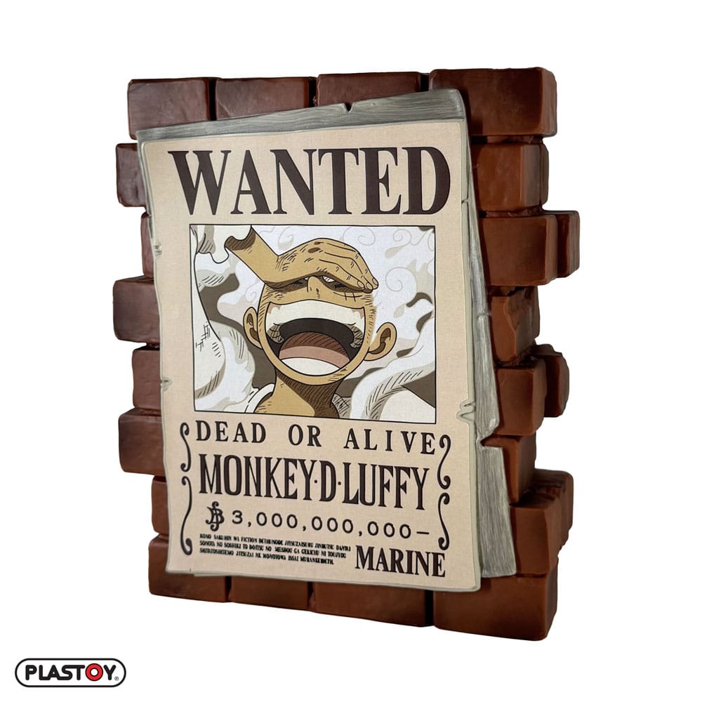 One Piece Coin Bank Luffy Wanted