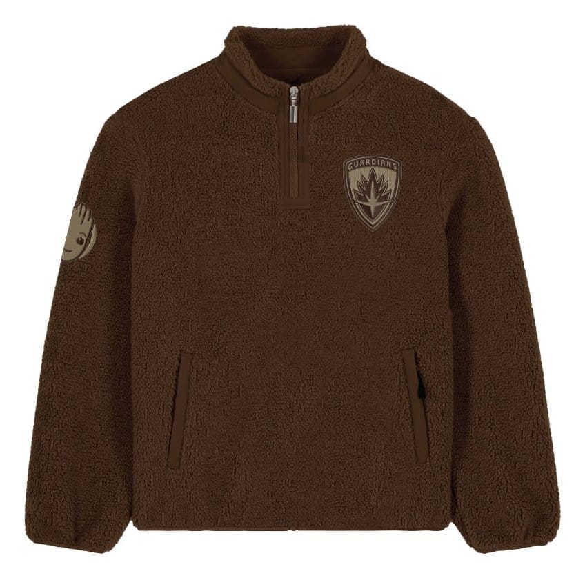 Guardians of the Galaxy Sherpa Jacket I Am Groot Size