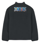 One Piece Sherpa Jacket Logo Size