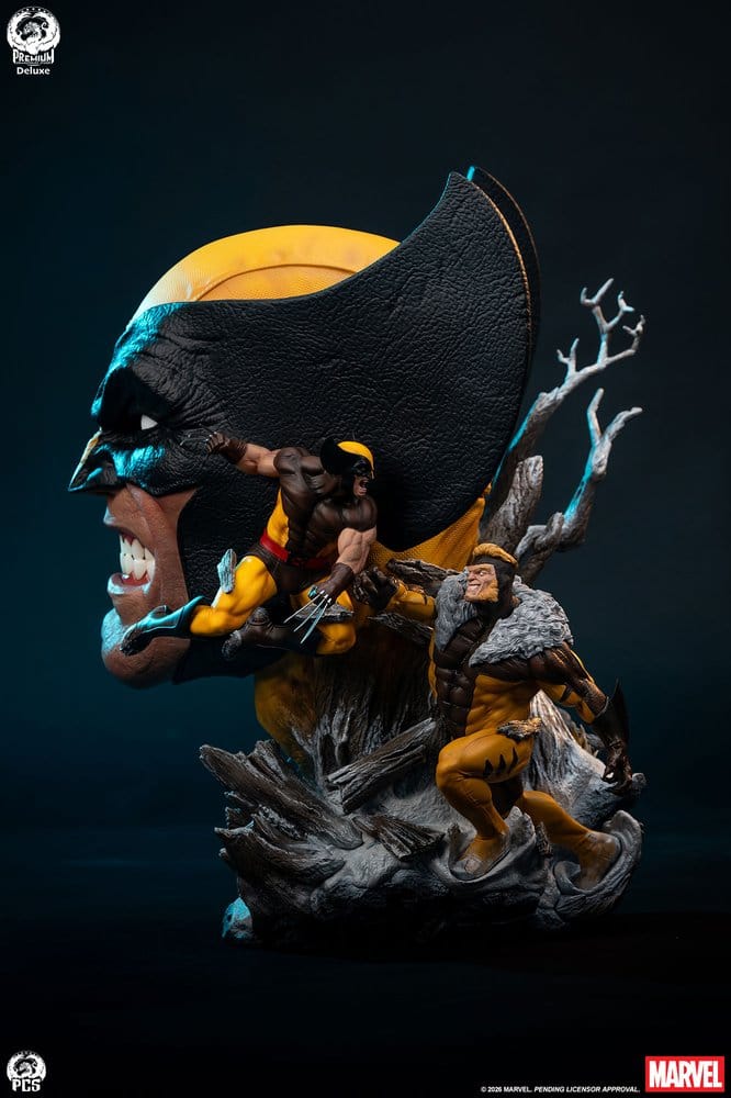 Marvel Fine Art Bust Wolverine Deluxe Edition 48 cm