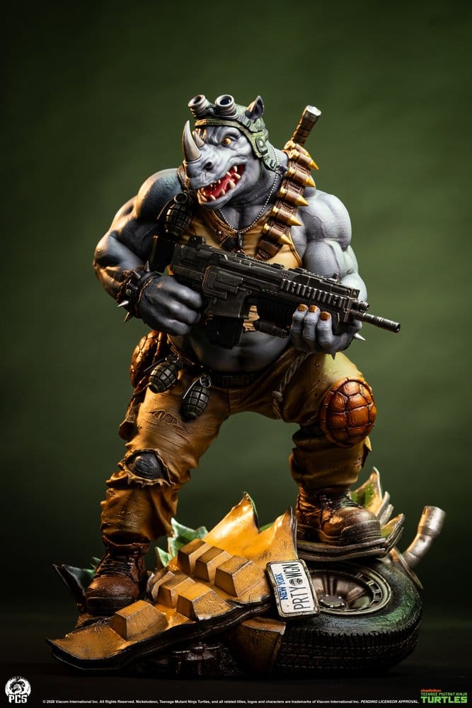 Teenage Mutant Ninja Turtles Legends Statue 1/3 Rocksteady 69 cm