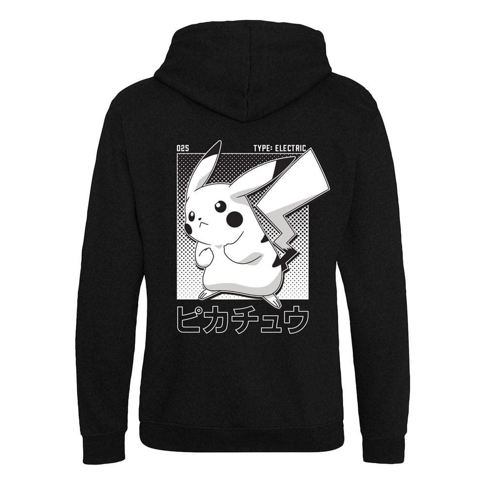 Pokémon Hooded Sweater Halftone Pikachu Size L