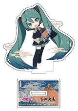 Hatsune Miku x Katsushika Hokusai iXima Die-Cut Acrylic Stand The Great Wave off Kanagawa 10 cm (5)