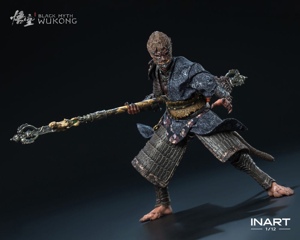 Black Myth: Wukong Action Figure 1/12 The Destined One in the Bronze Armor Set Deluxe Ver. 16 cm