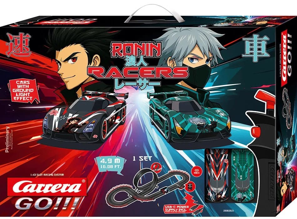 Carrera GO!!! Slot Car Track Set Ronin Racers