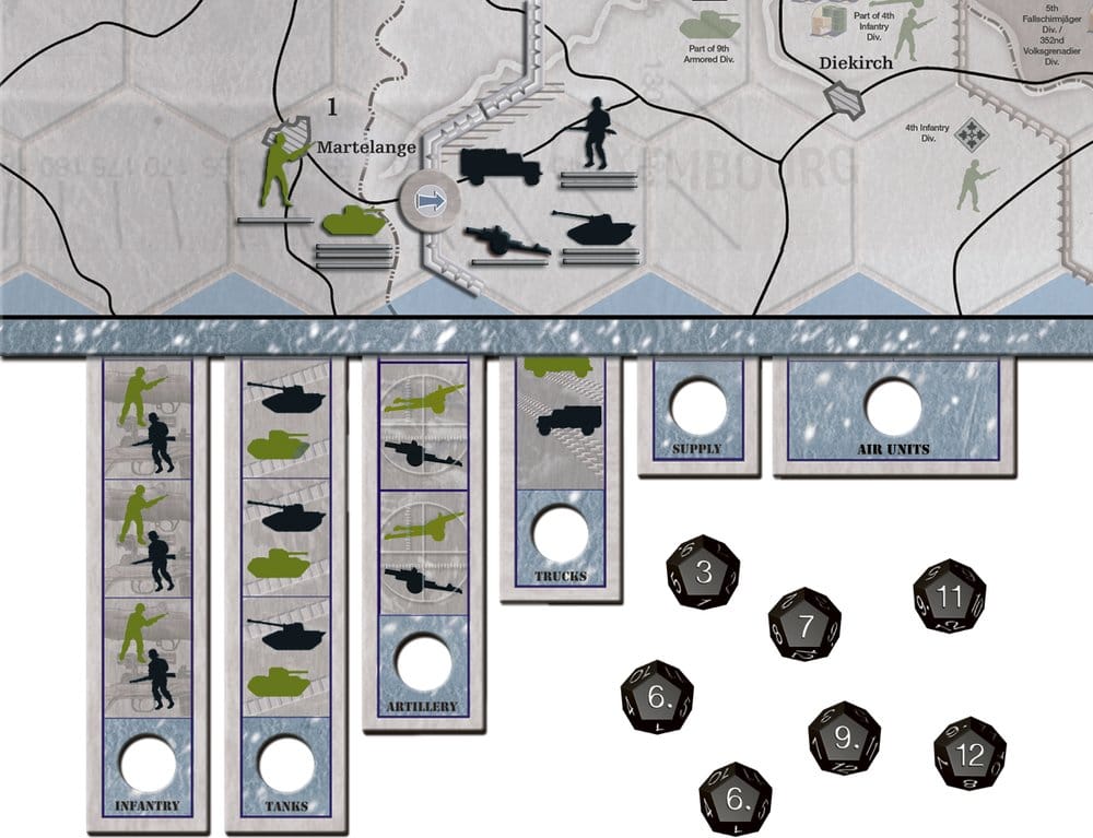 Avalon Hill board game Axis & Allies: Battle of the Bulge *English Version*