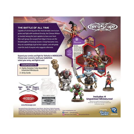 Heroscape Army Expansion Embers of War: Crimson Widow & Dreadnoughts of Caraway Cavern *English Version*
