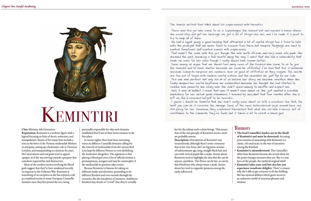 Vampire: The Masquerade 5th Edition RPG book Gehenna War Sourcebook *Englische Version*