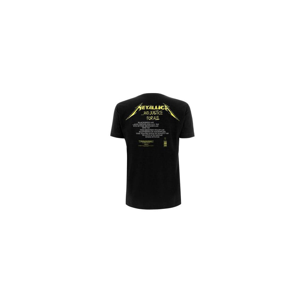 Metallica T-Shirt And Justice For All Tracks Black