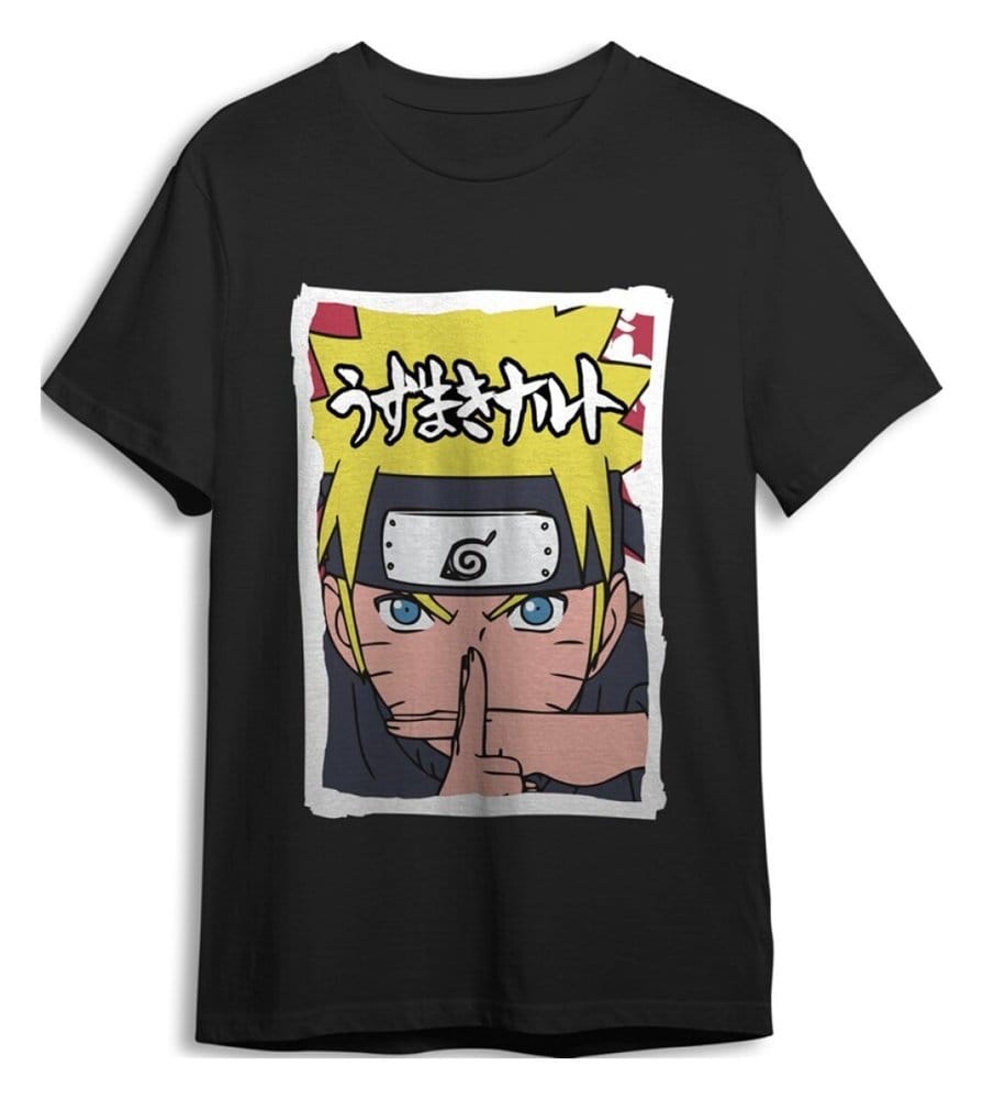 Naruto Shippuden T-Shirt X Black Size L