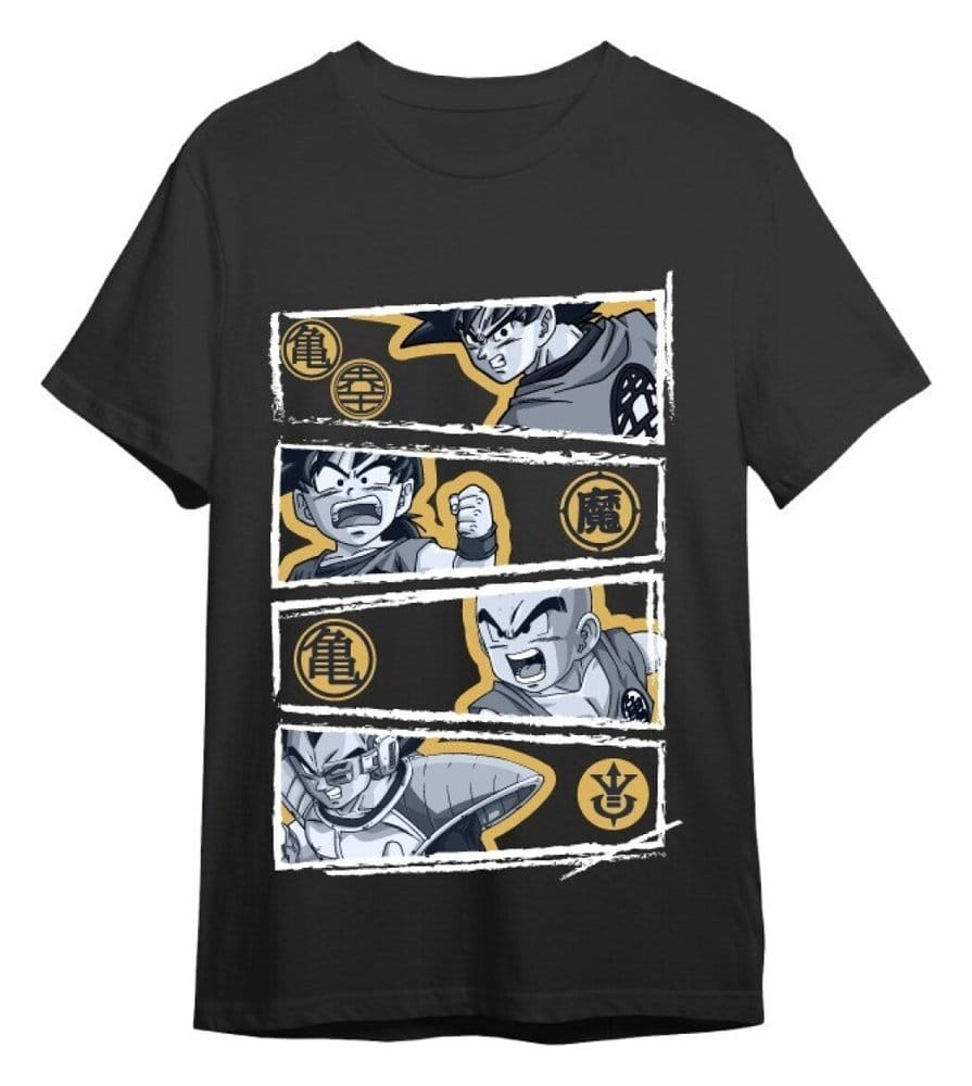 Dragon Ball Z T-Shirt Vegeta Black Size S
