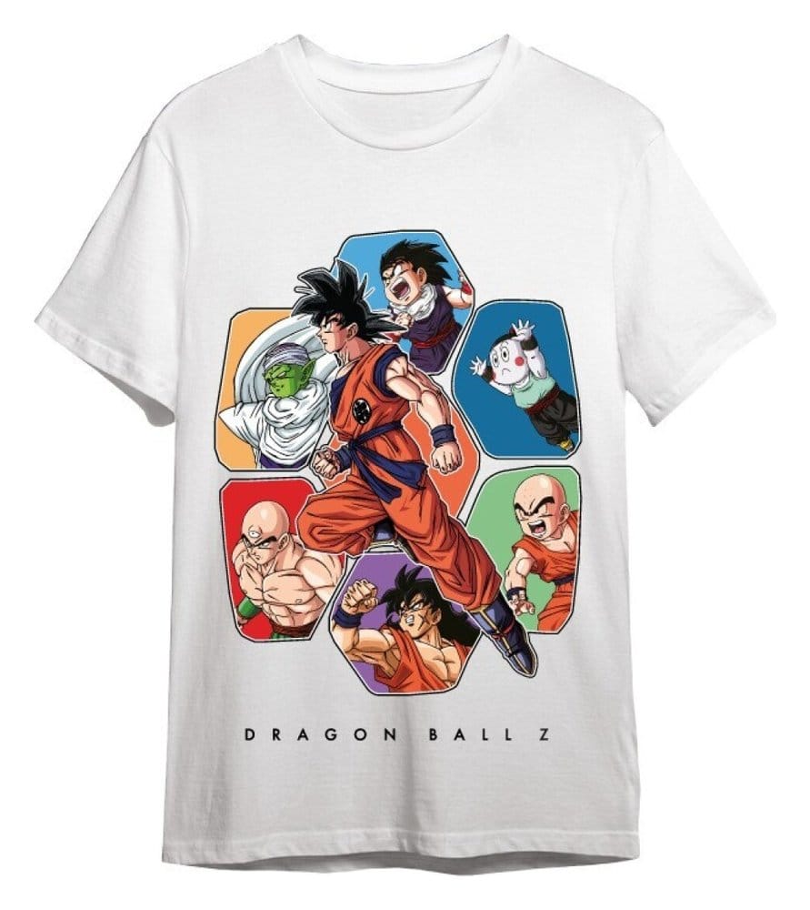 Dragon Ball T-Shirt Friends White Size XXL