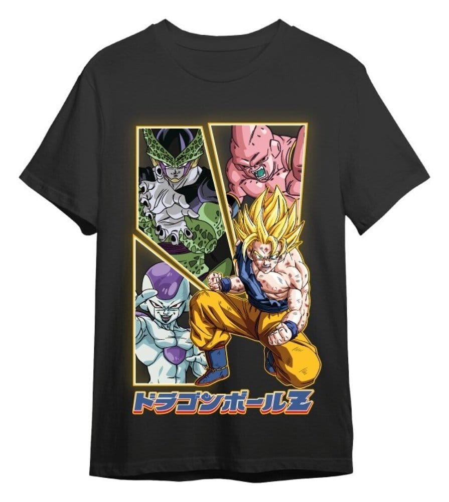 Dragon Ball Z T-Shirt Villains & Goku Black Size S