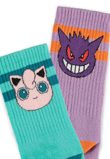 Pokémon Socks 2-Pack Heads Grey 39-42