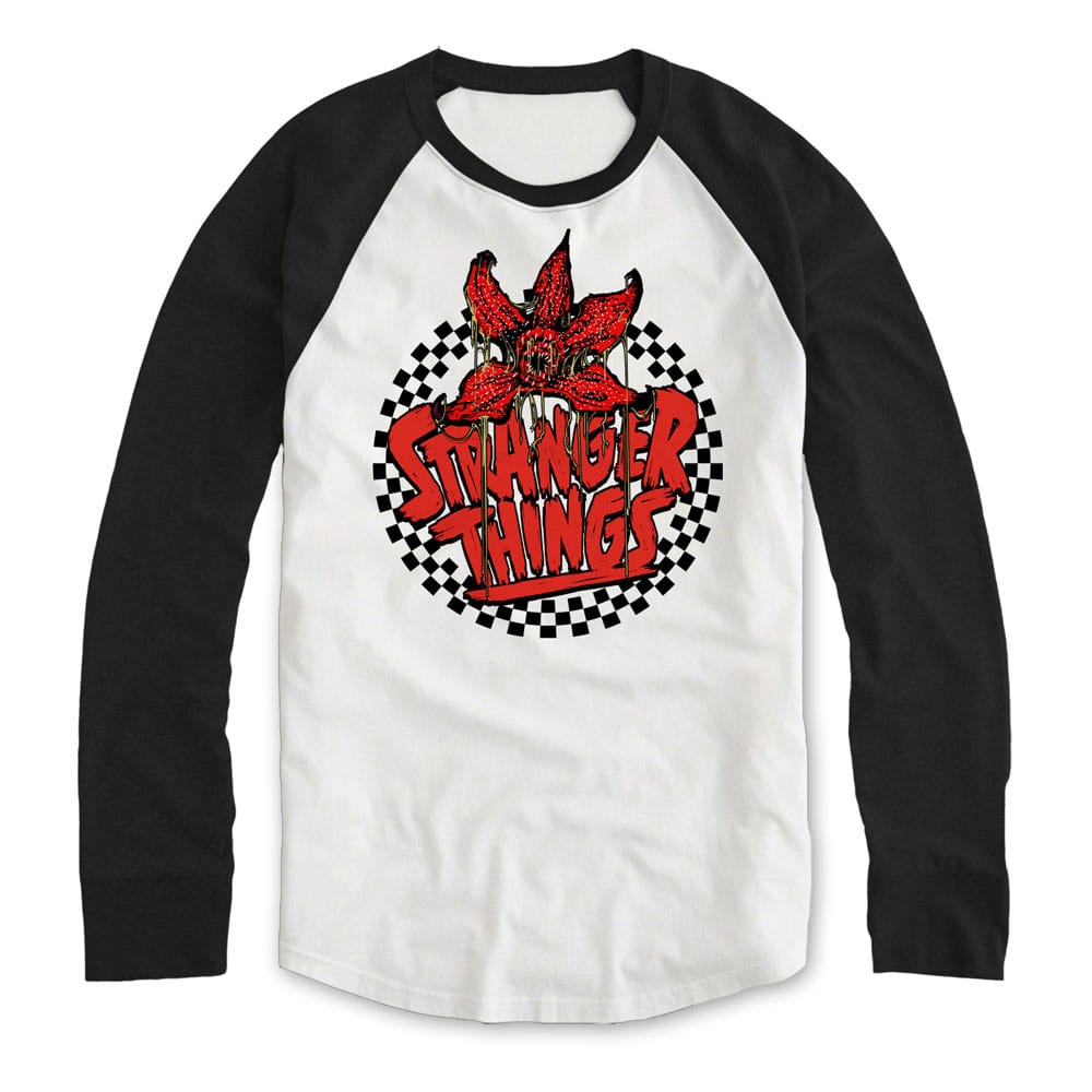 Stranger Things Sweatshirt Checkered Circle Ls Size M