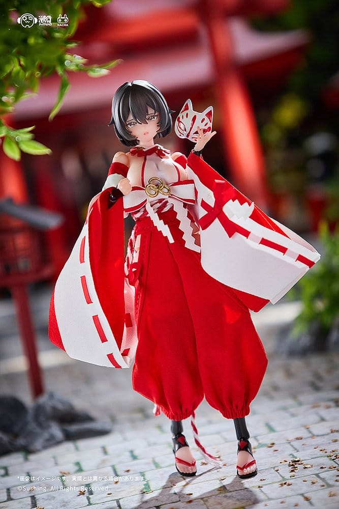 Combat Priestess Action Figure 1/12 Kikyou Uefuji 15 cm