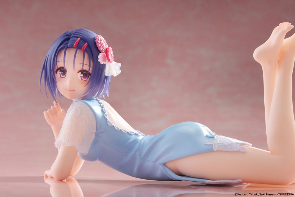 To Love-Ru Darkness PVC Statue Desktop Cute Figure Haruna Sairenji (China Dress Ver.) 13 cm