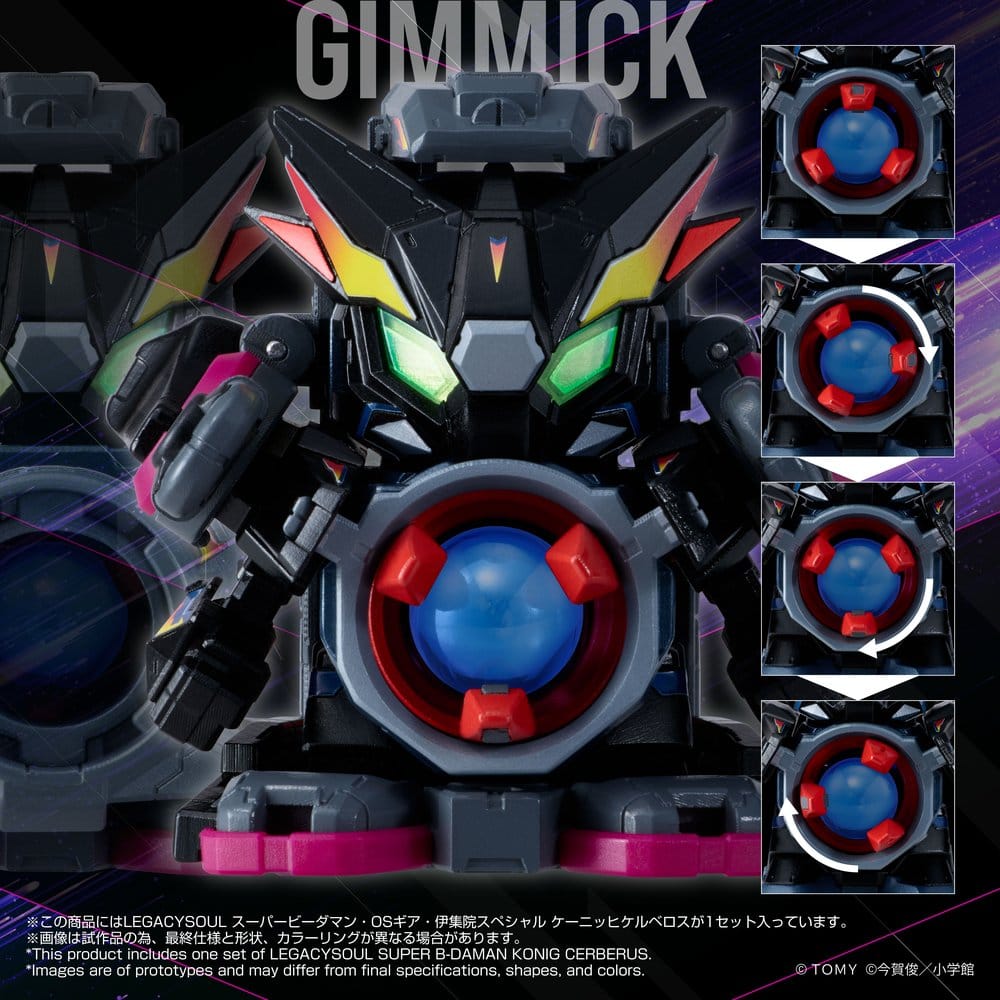 Legacysoul Super B-Daman Action Figure Konig Cerberus