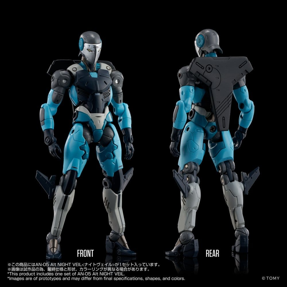 Altered Nano Action Figure An-05 Alt Night Veil 10 cm
