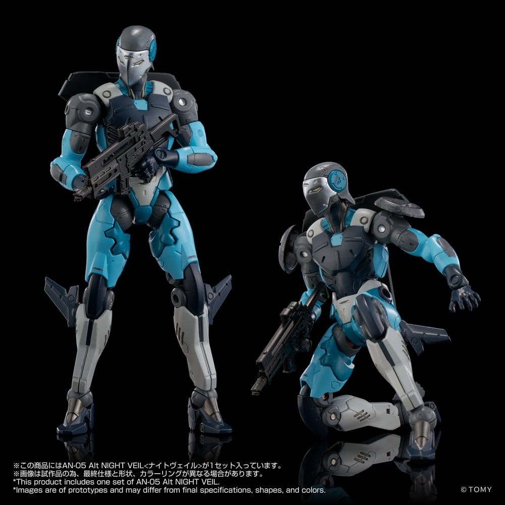 Altered Nano Action Figure An-05 Alt Night Veil 10 cm