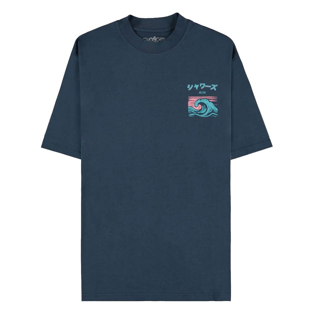 Pokémon T-Shirt Navy Vaporeon Size S